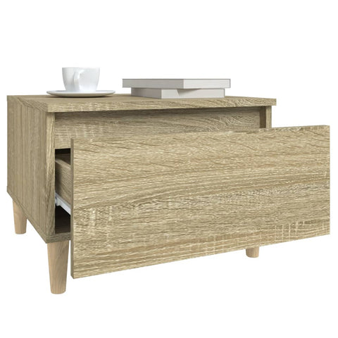 vidaXL Side Table Sonoma Oak 50x46x35 cm Engineered Wood