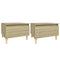 vidaXL Side Tables 2 pcs Sonoma Oak 50x46x35 cm Engineered Wood