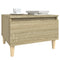 vidaXL Side Tables 2 pcs Sonoma Oak 50x46x35 cm Engineered Wood
