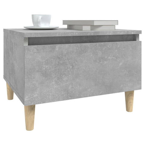 vidaXL Side Table Concrete Grey 50x46x35 cm Engineered Wood