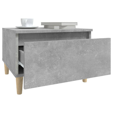 vidaXL Side Table Concrete Grey 50x46x35 cm Engineered Wood