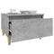 vidaXL Side Table Concrete Grey 50x46x35 cm Engineered Wood