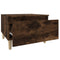 vidaXL Side Table Smoked Oak 50x46x35 cm Engineered Wood