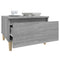 vidaXL Side Table Grey Sonoma 50x46x35 cm Engineered Wood