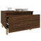 vidaXL Side Table Brown Oak 50x46x35 cm Engineered Wood