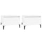 vidaXL Side Tables 2 pcs White 50x46x35 cm Engineered Wood
