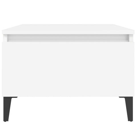 vidaXL Side Tables 2 pcs White 50x46x35 cm Engineered Wood