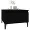 vidaXL Side Table Black 50x46x35 cm Engineered Wood