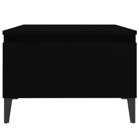 vidaXL Side Table Black 50x46x35 cm Engineered Wood