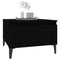 vidaXL Side Tables 2 pcs Black 50x46x35 cm Engineered Wood