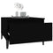 vidaXL Side Tables 2 pcs Black 50x46x35 cm Engineered Wood
