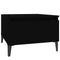 vidaXL Side Tables 2 pcs Black 50x46x35 cm Engineered Wood