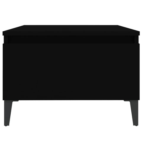 vidaXL Side Tables 2 pcs Black 50x46x35 cm Engineered Wood