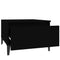 vidaXL Side Tables 2 pcs Black 50x46x35 cm Engineered Wood
