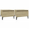 vidaXL Side Tables 2 pcs Sonoma Oak 50x46x35 cm Engineered Wood