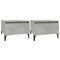 vidaXL Side Tables 2 pcs Concrete Grey 50x46x35 cm Engineered Wood