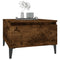 vidaXL Side Table Smoked Oak 50x46x35 cm Engineered Wood
