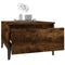 vidaXL Side Table Smoked Oak 50x46x35 cm Engineered Wood