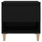 vidaXL Bedside Table Black 50x46x50 Engineered Wood