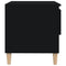 vidaXL Bedside Table Black 50x46x50 Engineered Wood