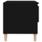 vidaXL Bedside Tables 2 pcs Black 50x46x50 Engineered Wood