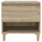 vidaXL Bedside Table Sonoma Oak 50x46x50 Engineered Wood