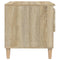 vidaXL Bedside Table Sonoma Oak 50x46x50 Engineered Wood