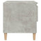 vidaXL Bedside Tables 2 pcs Concrete Grey 50x46x50 Engineered Wood