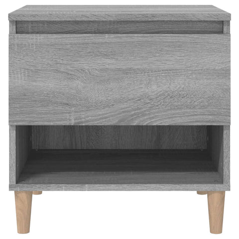 vidaXL Bedside Table Grey Sonoma 50x46x50 Engineered Wood