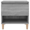 vidaXL Bedside Table Grey Sonoma 50x46x50 Engineered Wood