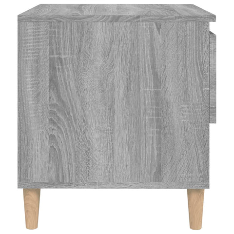 vidaXL Bedside Tables 2 pcs Grey Sonoma 50x46x50 Engineered Wood