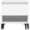 vidaXL Side Table White 50x46x50 cm Engineered Wood