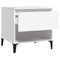 vidaXL Side Tables 2 pcs White 50x46x50 cm Engineered Wood