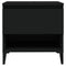 vidaXL Side Table Black 50x46x50 cm Engineered Wood