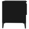vidaXL Side Table Black 50x46x50 cm Engineered Wood