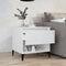 vidaXL Side Table High Gloss White 50x46x50 cm Engineered Wood