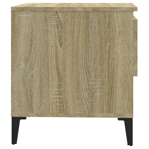 vidaXL Side Table Sonoma Oak 50x46x50 cm Engineered Wood