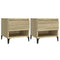 vidaXL Side Tables 2 pcs Sonoma Oak 50x46x50 cm Engineered Wood