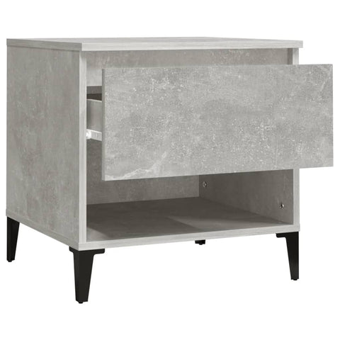vidaXL Side Table Concrete Grey 50x46x50 cm Engineered Wood