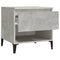 vidaXL Side Table Concrete Grey 50x46x50 cm Engineered Wood