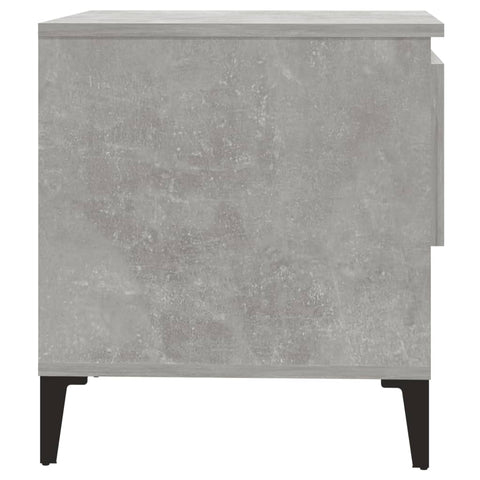vidaXL Side Table Concrete Grey 50x46x50 cm Engineered Wood