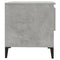 vidaXL Side Table Concrete Grey 50x46x50 cm Engineered Wood