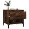 vidaXL Side Table Smoked Oak 50x46x50 cm Engineered Wood