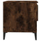 vidaXL Side Table Smoked Oak 50x46x50 cm Engineered Wood