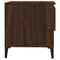 vidaXL Side Tables 2 pcs Brown Oak 50x46x50 cm Engineered Wood
