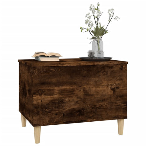 vidaXL Coffee Table Smoked Oak 60x44.5x45 cm Engineered Wood