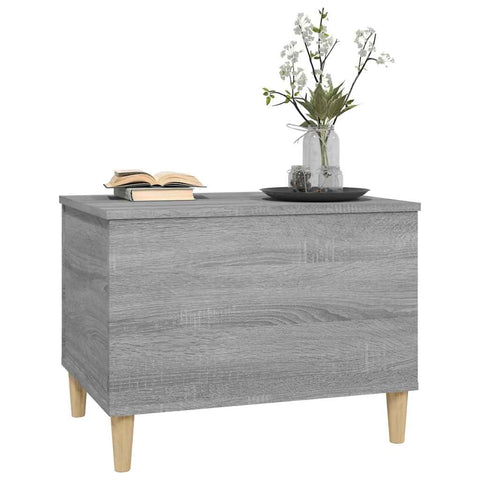 vidaXL Coffee Table Grey Sonoma 60x44.5x45 cm Engineered Wood