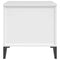 vidaXL Coffee Table White 60x44.5x45 cm Engineered Wood