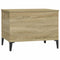 vidaXL Coffee Table Sonoma Oak 60x44.5x45 cm Engineered Wood