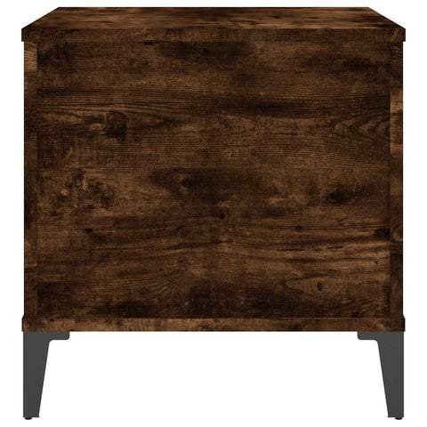 vidaXL Coffee Table Smoked Oak 60x44.5x45 cm Engineered Wood